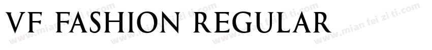 Vf Fashion Regular字体转换